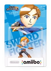 Amiibo - No. 49 Mii Sword Fighter Super Smash Bros