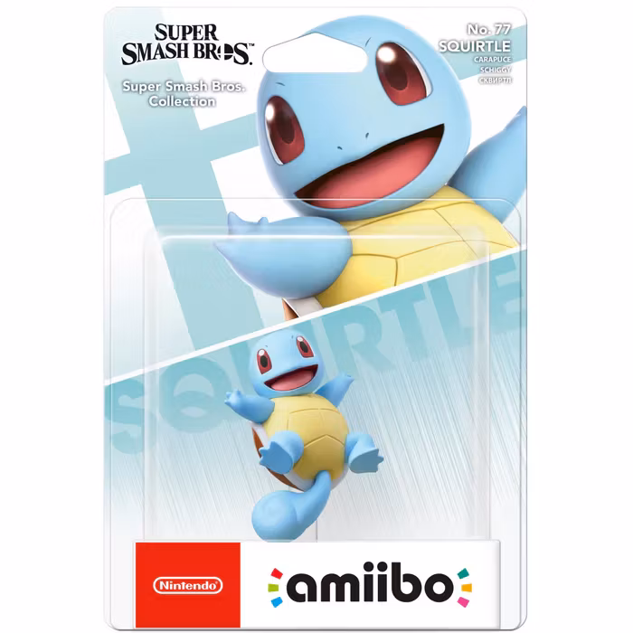 Amiibo - Squirtle no. 77 Super Smash Bros