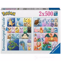 Pokemon Puslespill 2x500 Brikkker - Ravensburger