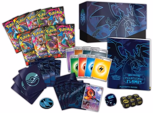 Pokemon Mega Evolution - Phantasmal Flames - Elite Trainer Box
