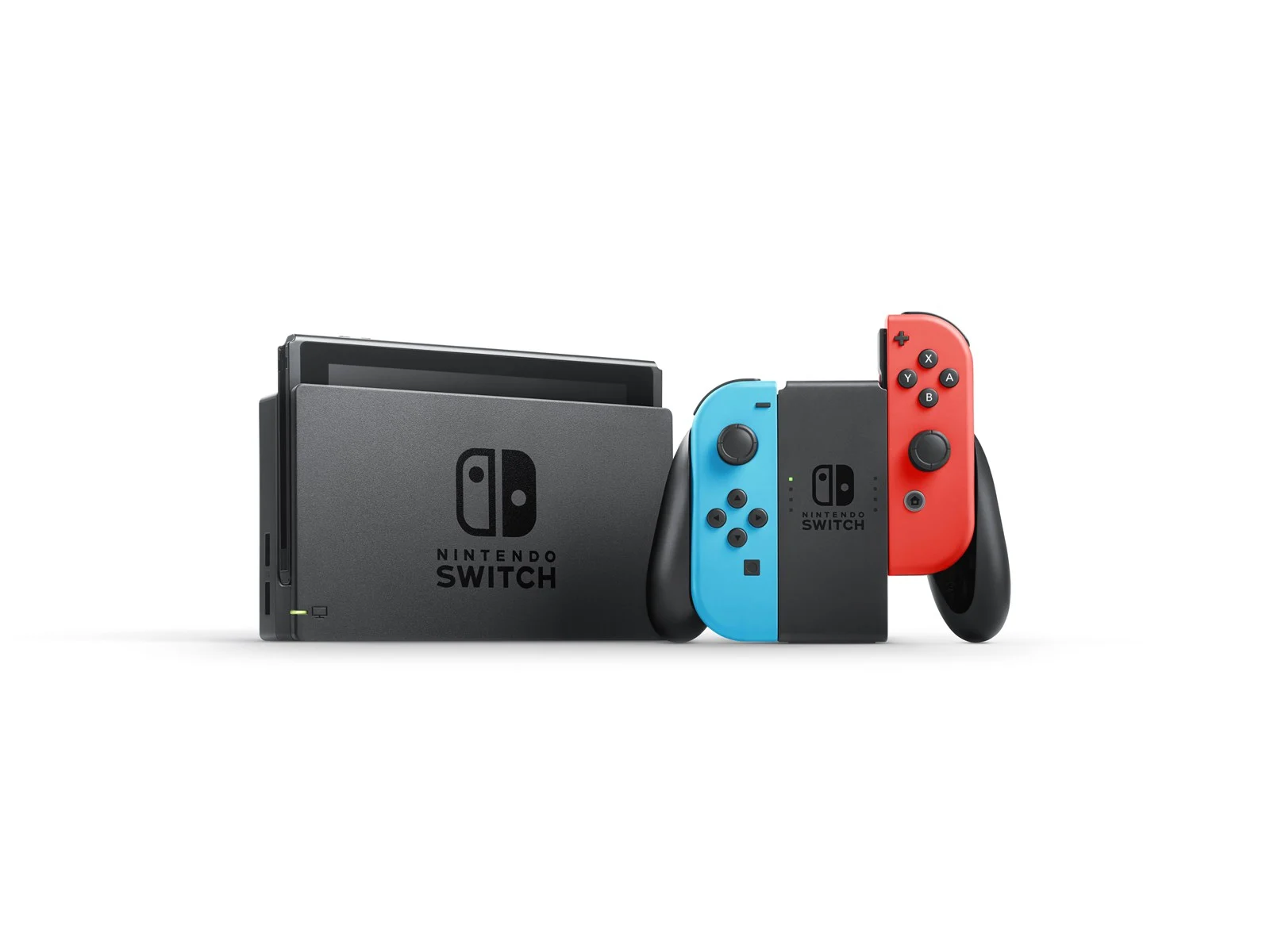 Nintendo Switch Konsoll - Joy-Con Neon Blue and Neon Red