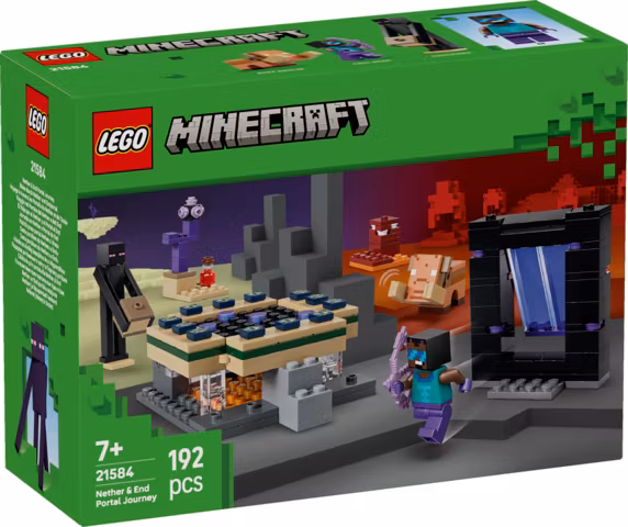 LEGO Minecraft 21584 - Reise gjennom Portalene til Nether og End