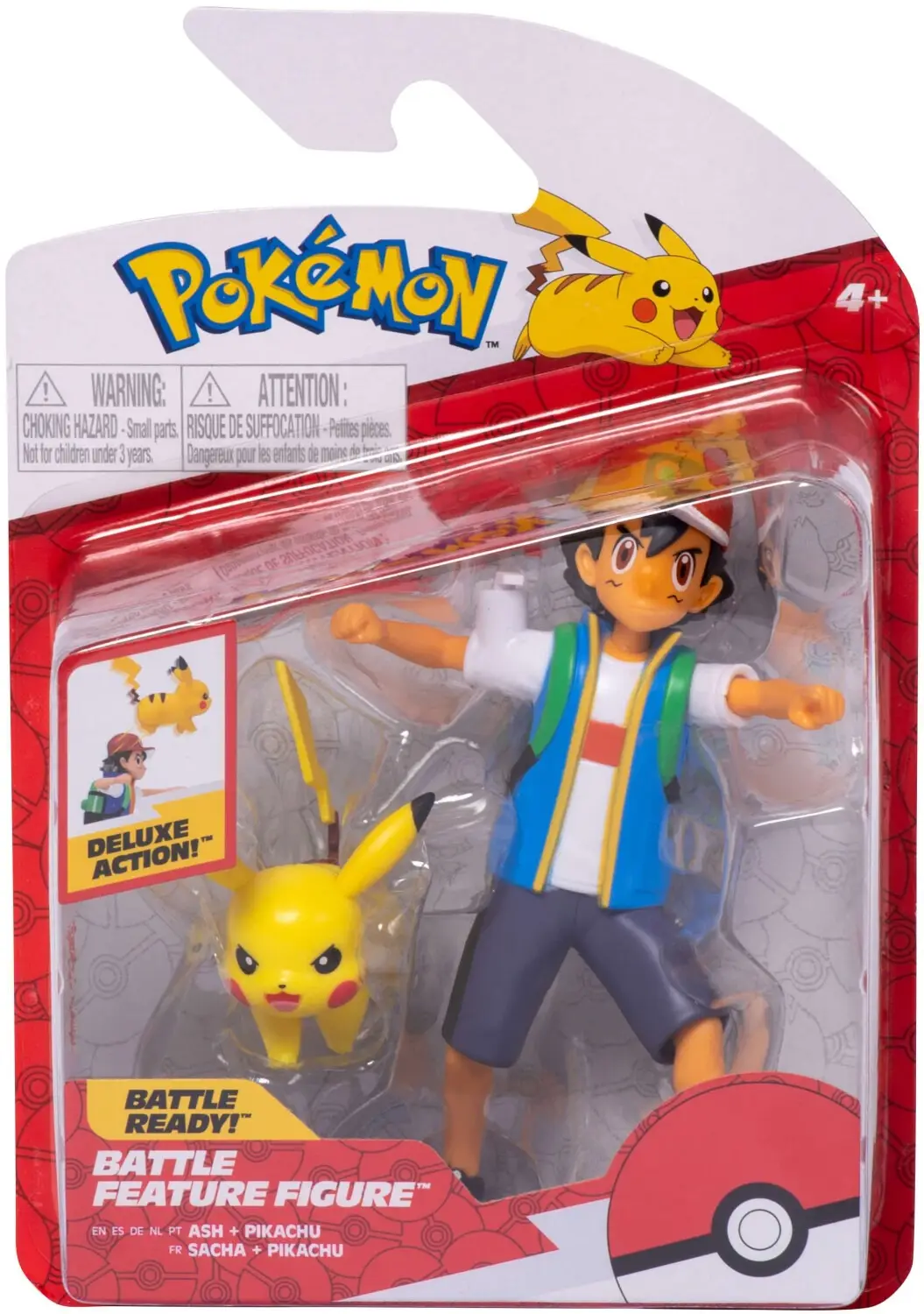 Pokemon Battle Figur - Ash and Pikachu
