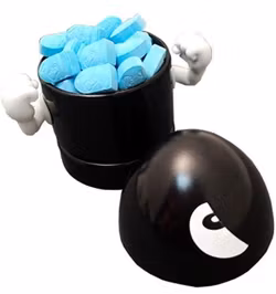 Super Mario - Bullet Bill Blue Surt Bringebær Sukkertøy