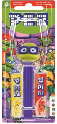 Turtles Donatello - Pez Dispenser med 2 Pakker