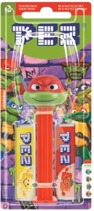 Turtles Raphael - Pez Dispenser med 2 Pakker