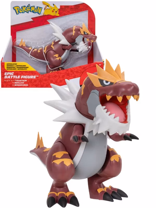 Pokemon Battle Figur - Epic Tyrantrum 30 cm