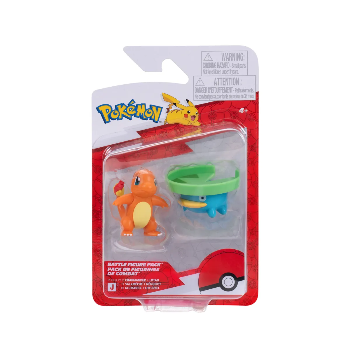 Pokemon Battle Figur - Lotad Charmander