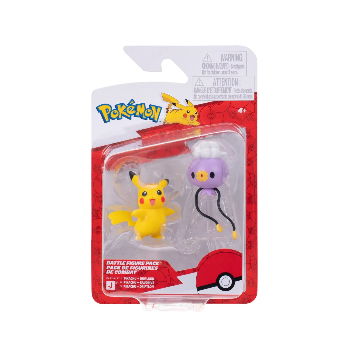 Pokemon Battle Figur - Drifloon Pikachu