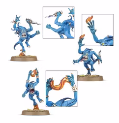 Warhammer Age of Sigmar - Disiples of Tzeentch Blue Horrors and Brimstone Horrors