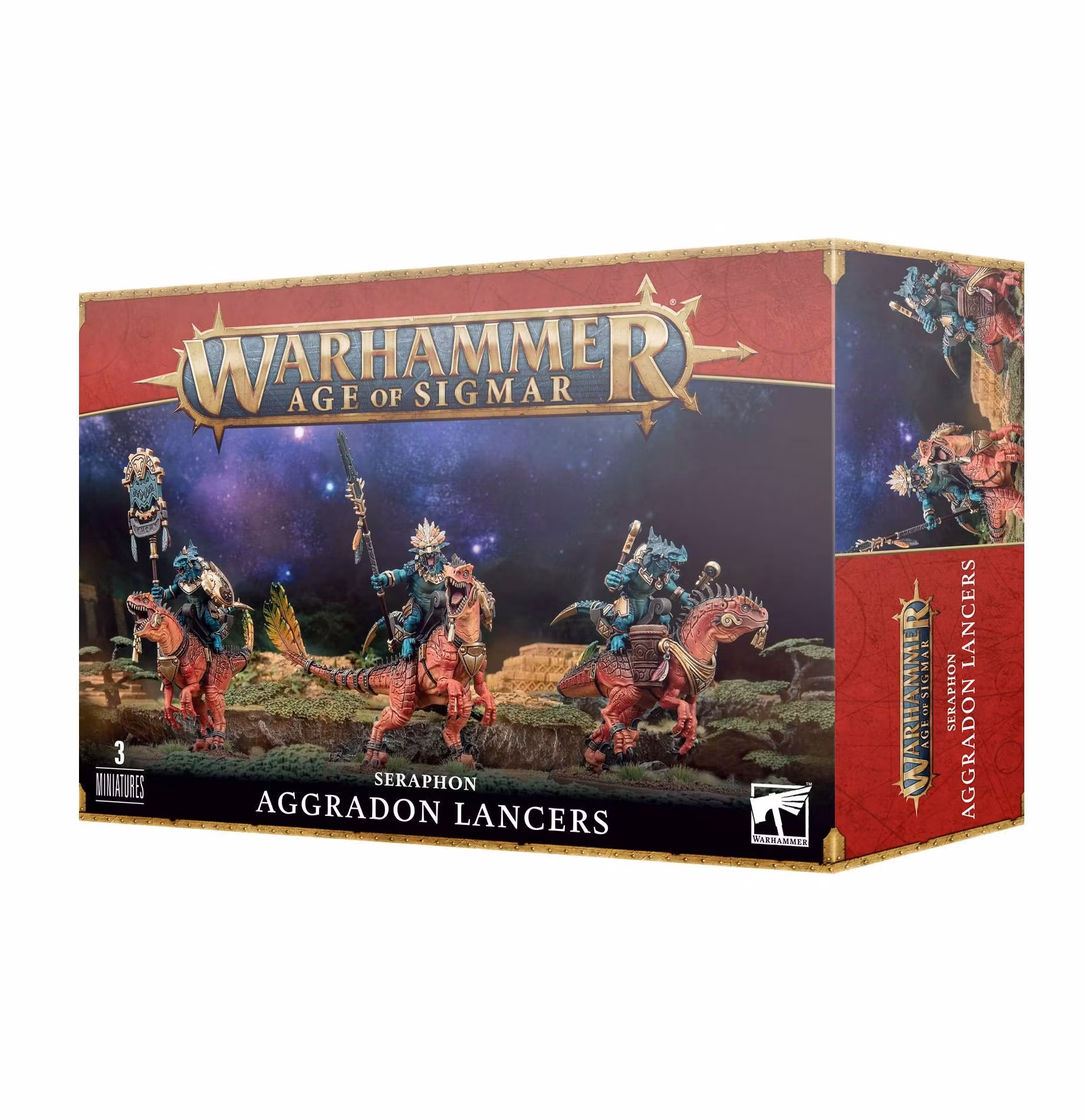 Age of Sigmar - Seraphon Aggradon Lancers