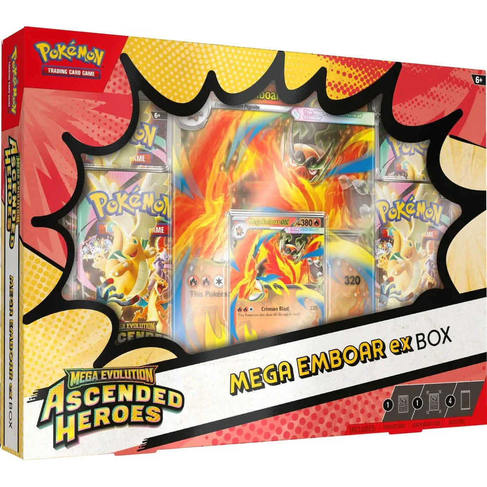 Pokemon Ascended Heroes - Mega Emboar ex Box