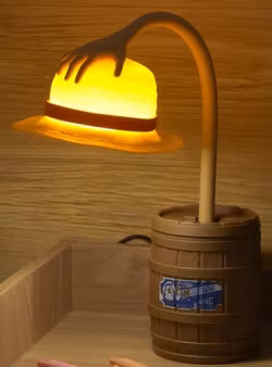 One Piece - Stråhatt Lampe