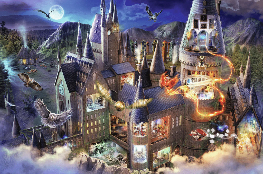 Harry Potter Hogwarts 3000 brikker - Ravensburger Puslespill
