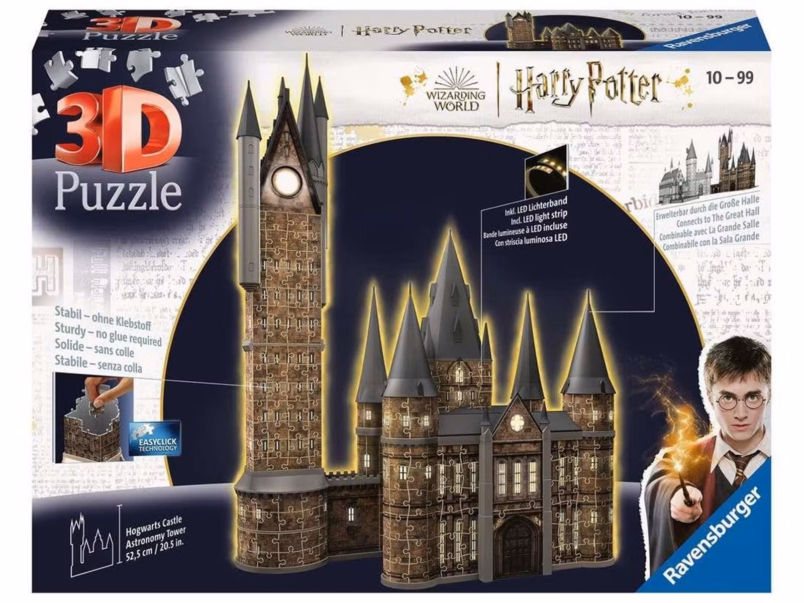 Galtvorts Astronomitårn m/lys - Ravensburger Puslespill 3D