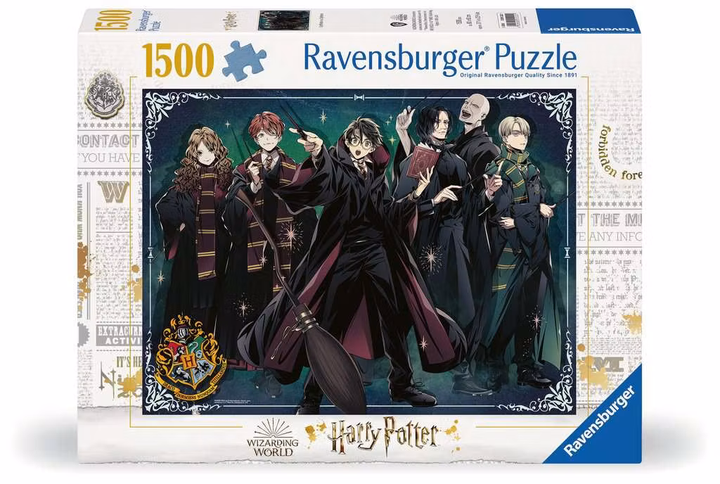 Harry Potter Gryffindor vs. Slytherin 1500 Brikker - Ravensburger Puslespill
