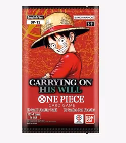 One Piece OP-13 Carrying on His Will Booster Pack
