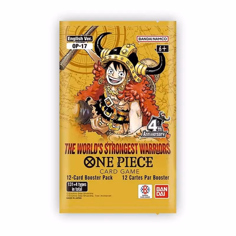 One Piece op 17 Booster Pack - The World's Strongest Warriors (Engelsk utgave)