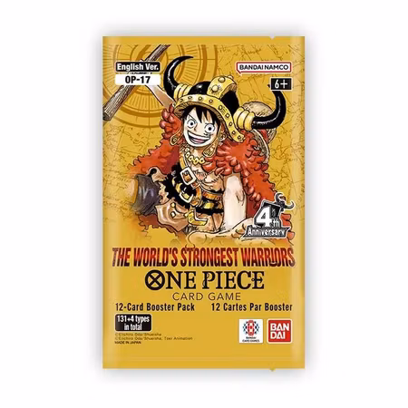 One Piece op 17 Booster Pack - The World's Strongest Warriors (Engelsk utgave)