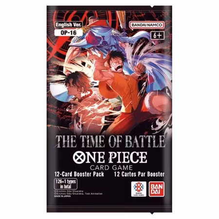 One Piece - OP-16 The Time of Battle Engelsk Booster Pack