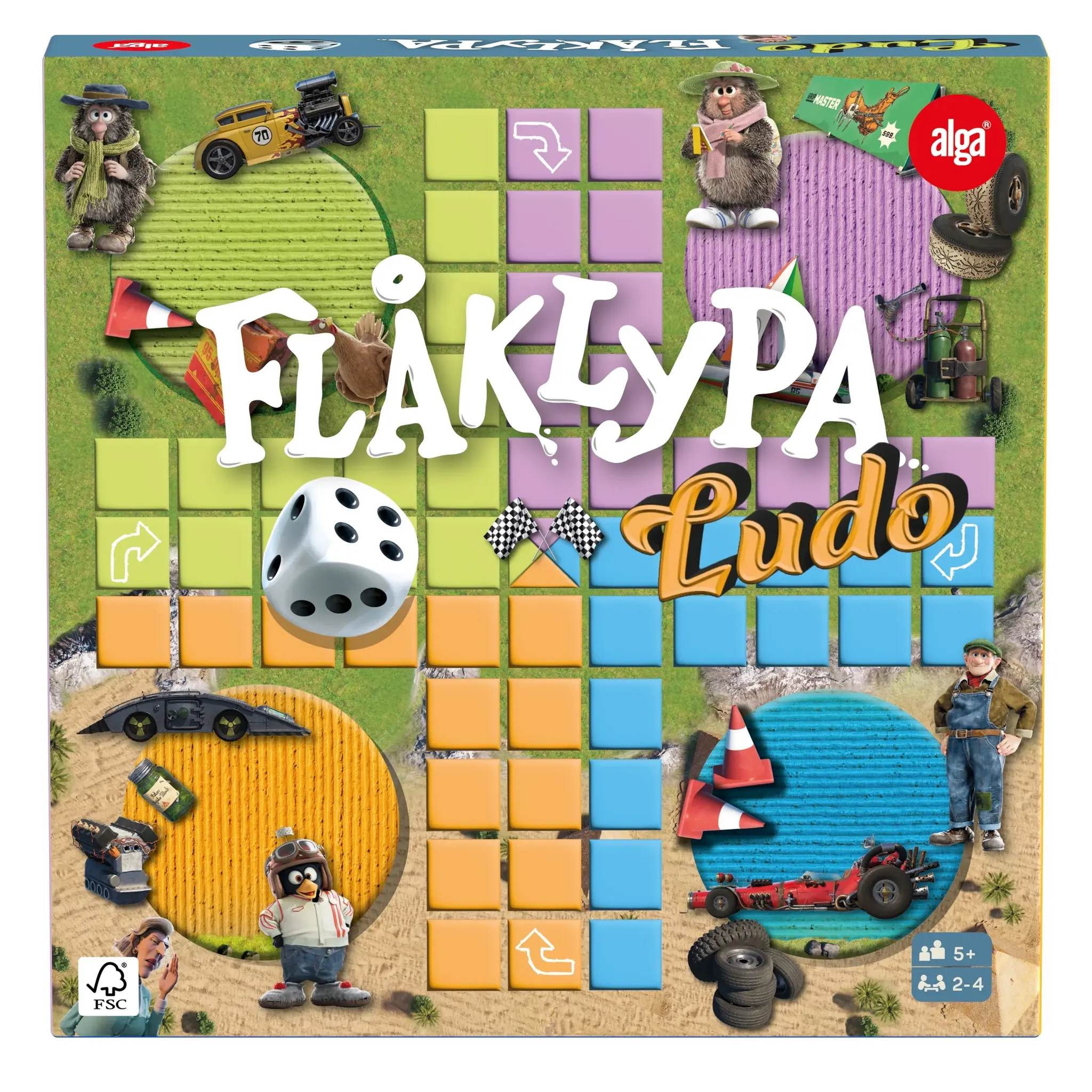 Brettspill - Flåklypa Ludo