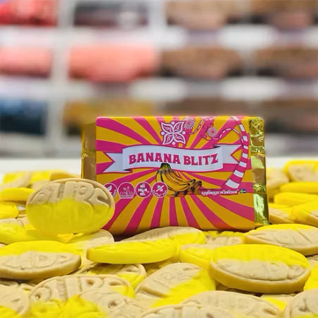 Banana Blitz Banana Oval Chocolate Bar