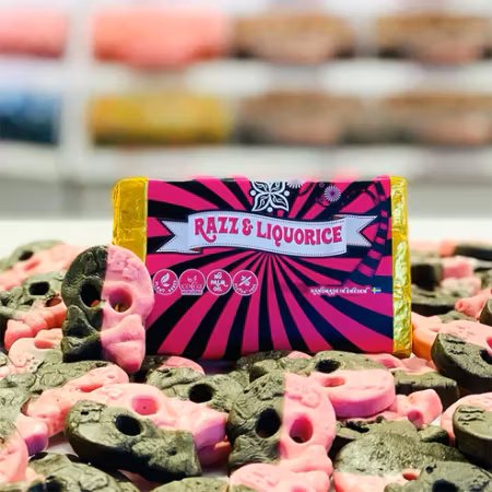 Razz & Liquorice Chocolate Bar