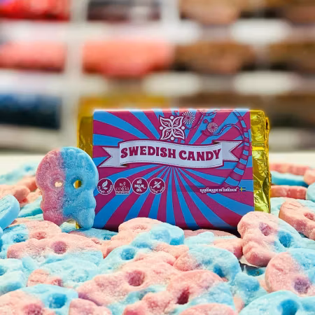 Swedish Chocolate Bubs Dizzy Skull