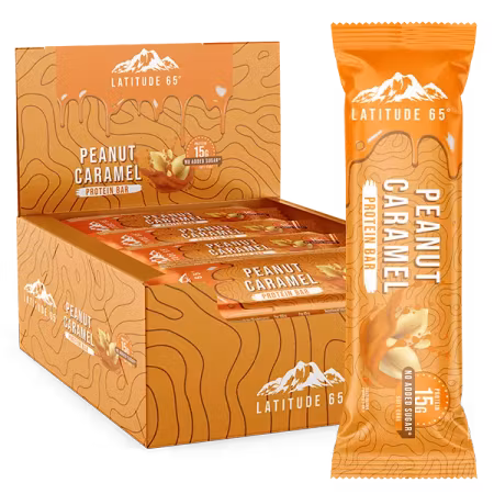 Latitude 65 Bar Peanut Caramel 45gx12st