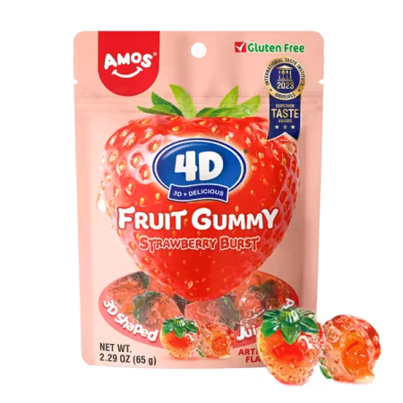 Amos 4D Juicy Strawberry 65g