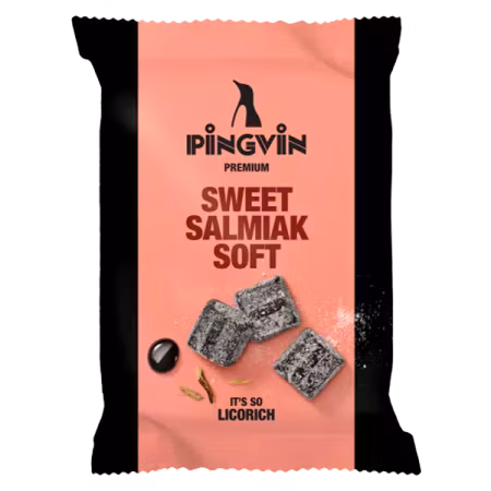 Pingvin Sweet Salmiak Soft Lakrits 90g