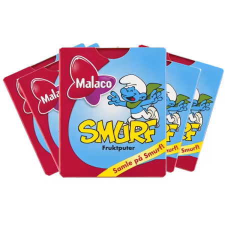 5st - Malaco Smurf Fruktputer 20g