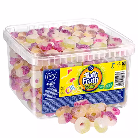 Tutti Frutti Summer Rings Sour 1,7kg