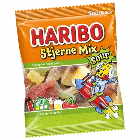 Haribo Stjärn Mix Sur 150g