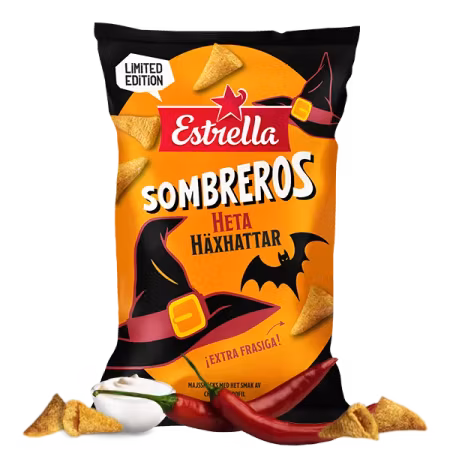 Estrella Heta Häxhattar 120g