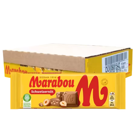 Marabou Schweizernöt 100g x 22st