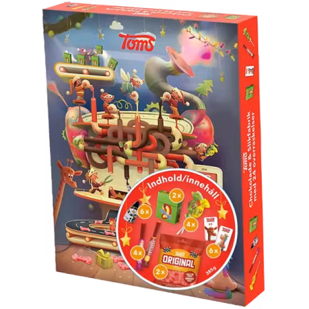 Toms Julfabrik Adventskalender 385g