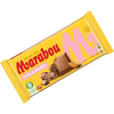Marabou Frukt & Mandel 200g