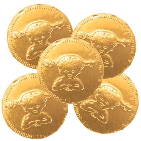 5st - Pippis Guldpengar Choklad 5g