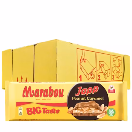 BIG Taste Japp Peanut Caramel 276g x13