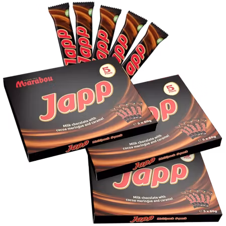 3st - Marabou Japp 5-pack