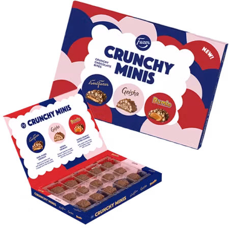 Fazer Crunchy Minis Chokladpraliner 148g