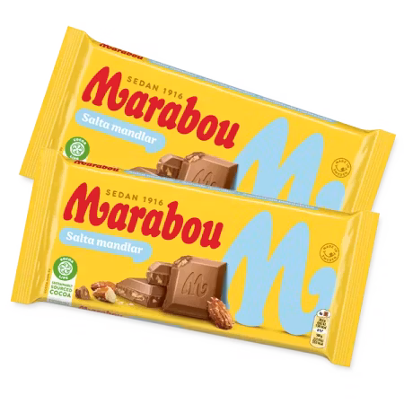 Marabou Salta Mandlar 200g