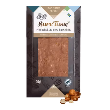 Chokladkaka Hasselnöt 90g