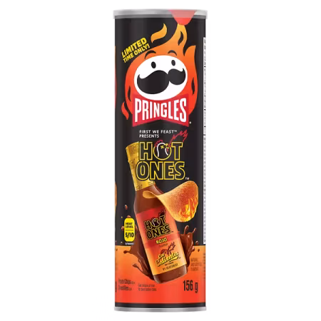 Pringles Hot Ones Rojo 156g