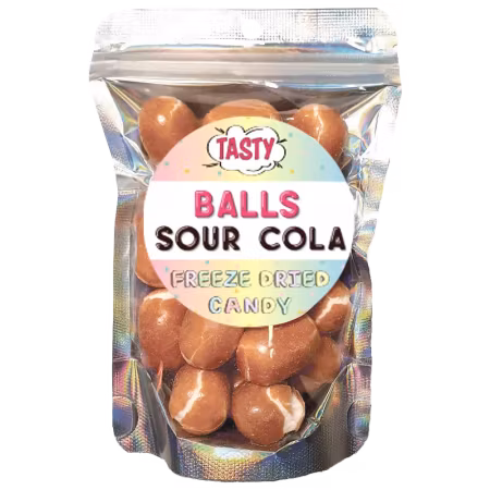 Frystorkade Kastanjer Sour Cola 80g