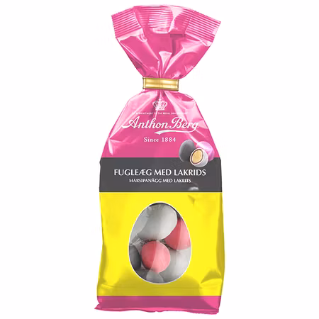 Anthon Berg Marsipanägg Lakrits 124g