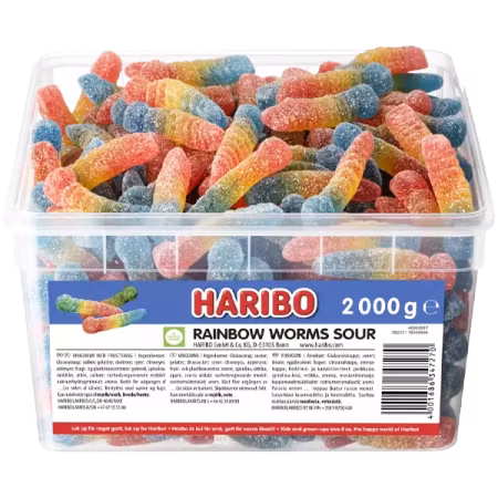 HARIBO Rainbow Worms Sour 2kg