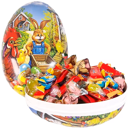 Påskägg med godis 23cm - 1kg