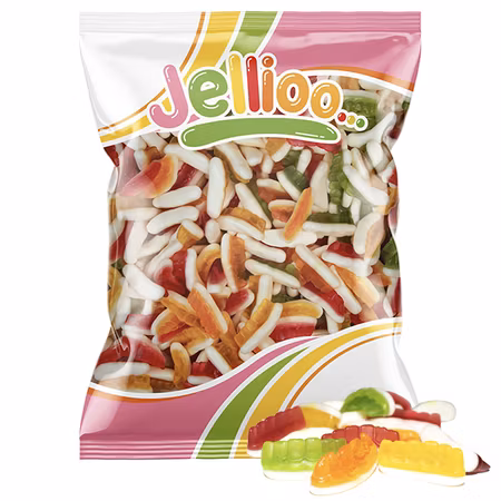 Tänder med fruktsmak